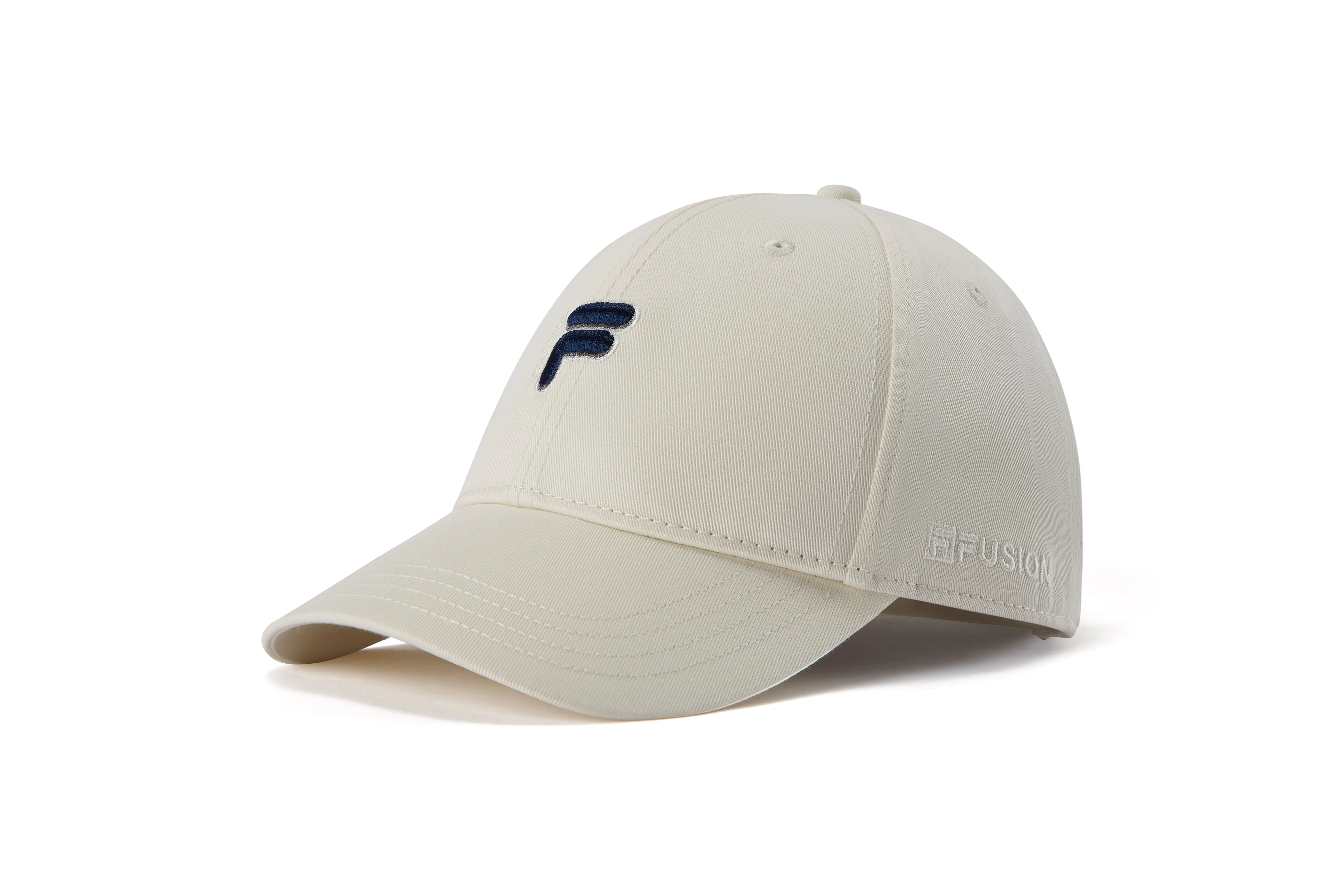 FILA FUSION INLINE FILA FUSION CLASSICS ACCESSORIES Unisex Baseball Cap (Beige / Black / Light Pink)