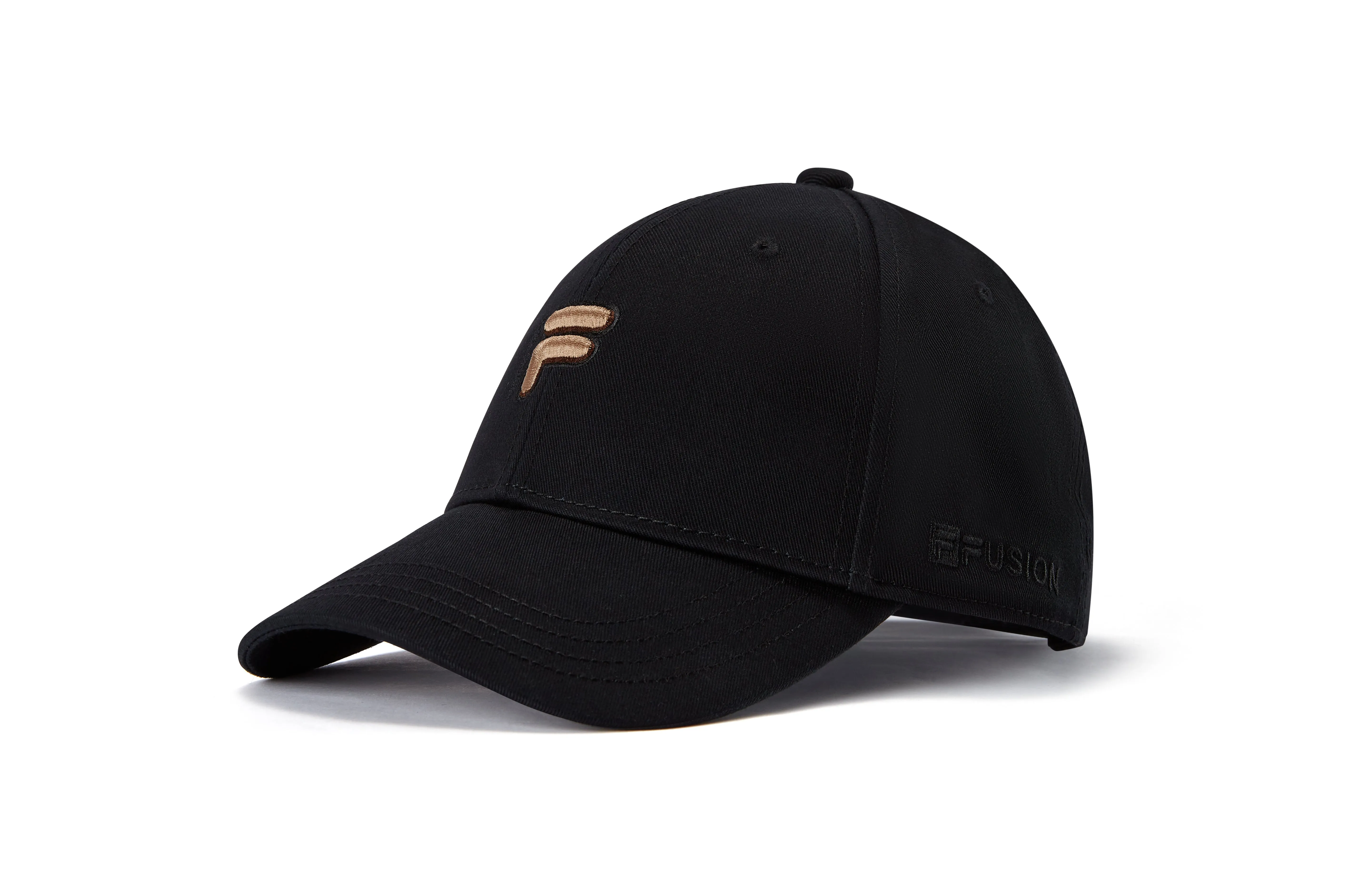 FILA FUSION INLINE FILA FUSION CLASSICS ACCESSORIES Unisex Baseball Cap (Beige / Black / Light Pink)