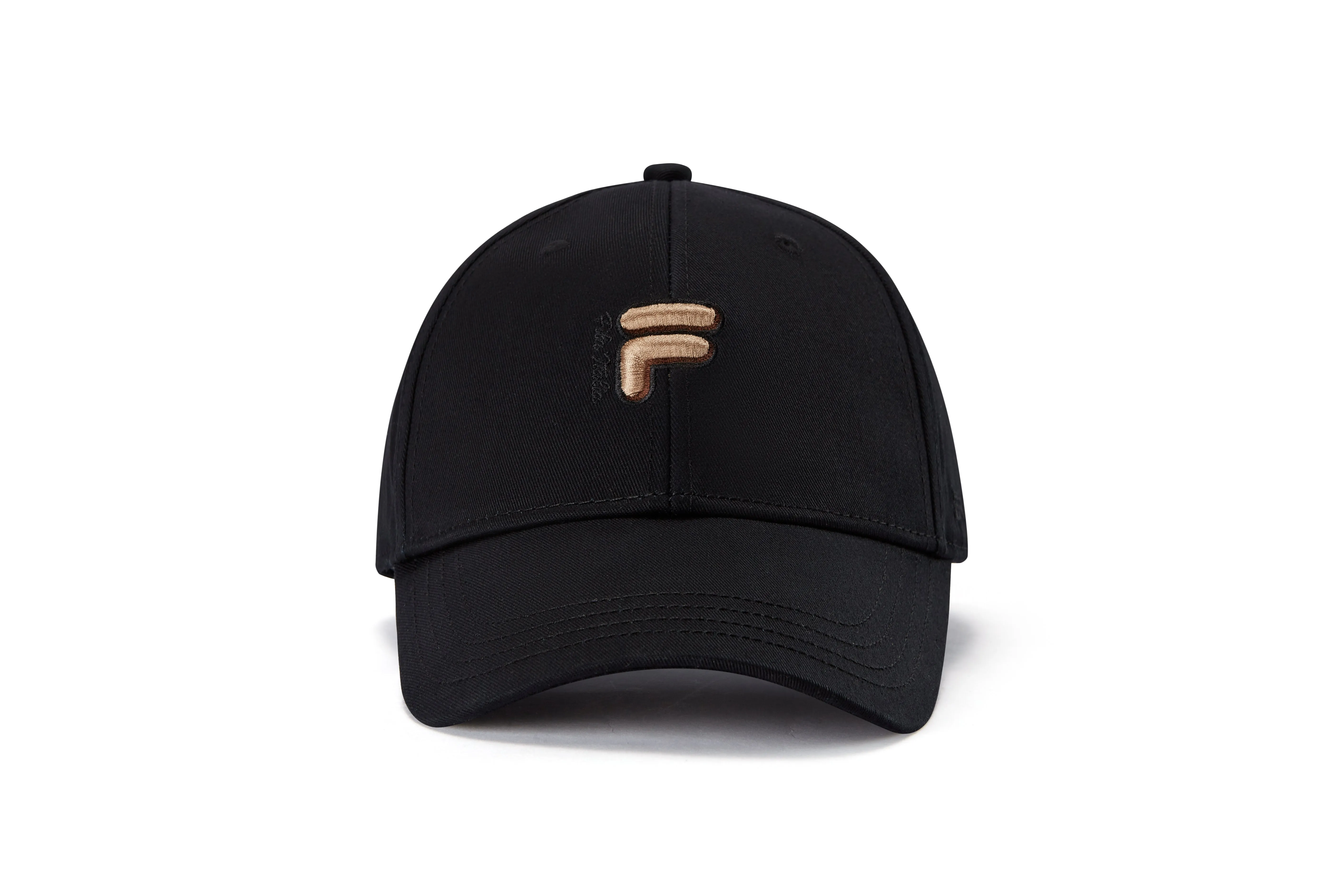 FILA FUSION INLINE FILA FUSION CLASSICS ACCESSORIES Unisex Baseball Cap (Beige / Black / Light Pink)