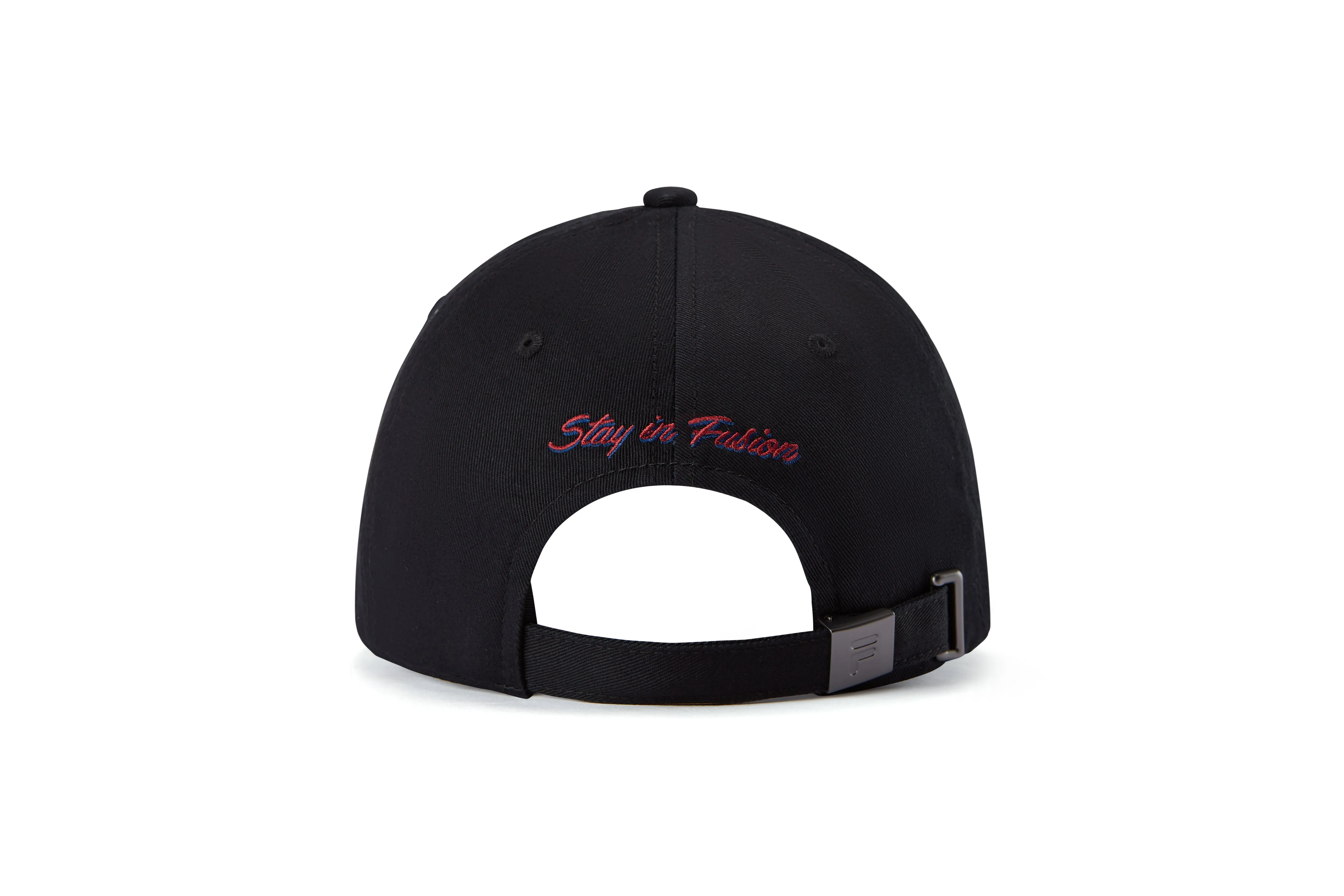 FILA FUSION INLINE FILA FUSION LIFE ACCESSORIES Unisex Baseball Cap (Black / Ash)