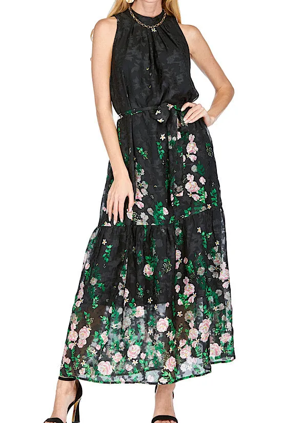 FINAL SALE: JADE Secret Garden Pleated Maxi