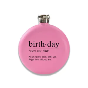 Flask (Pink) - Birthday