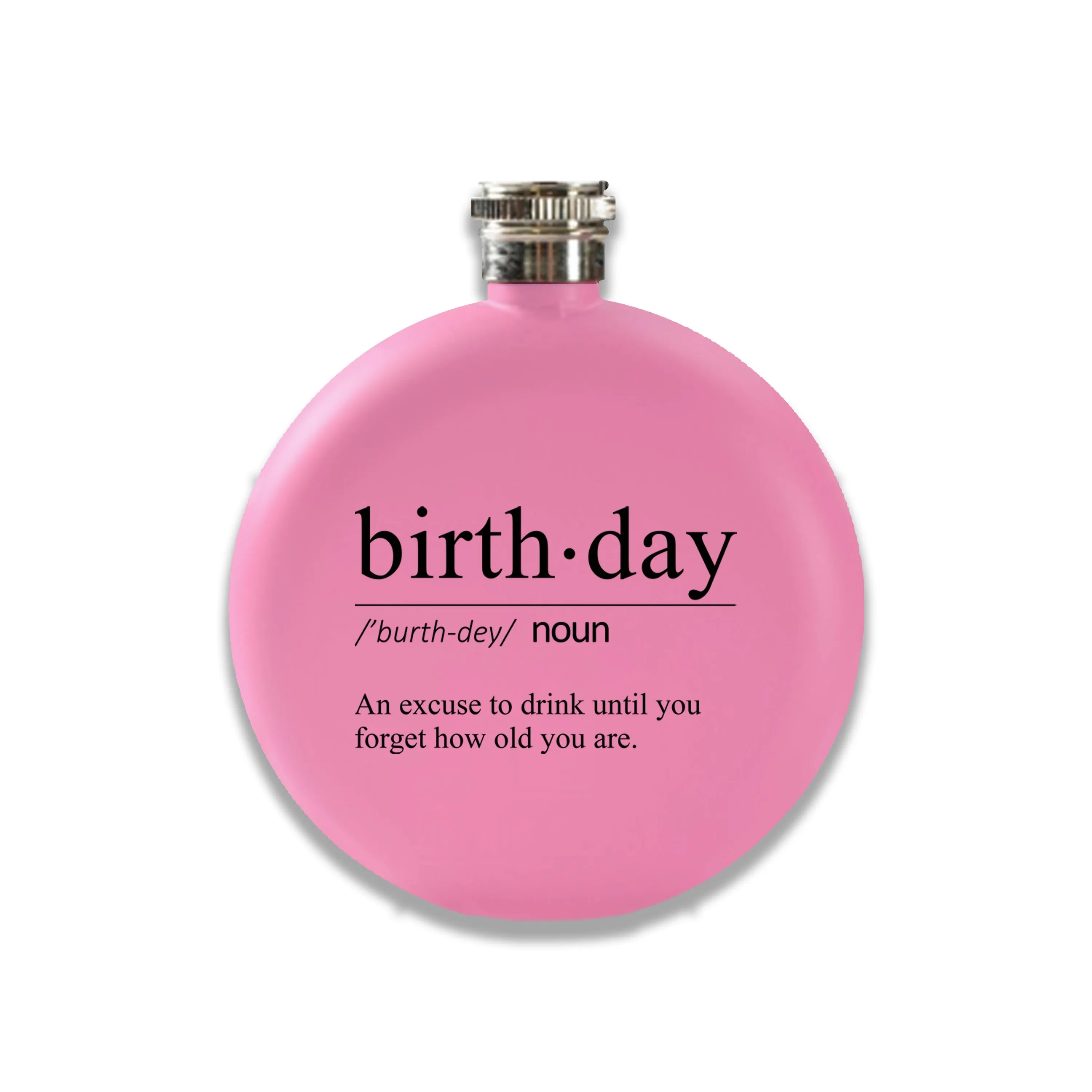 Flask (Pink) - Birthday
