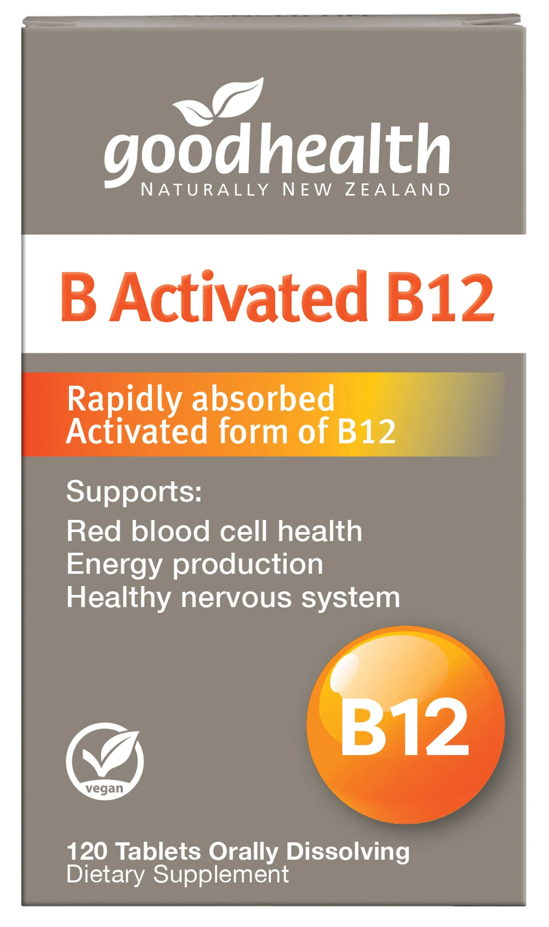 Ghp B Activated B12 120Vcaps