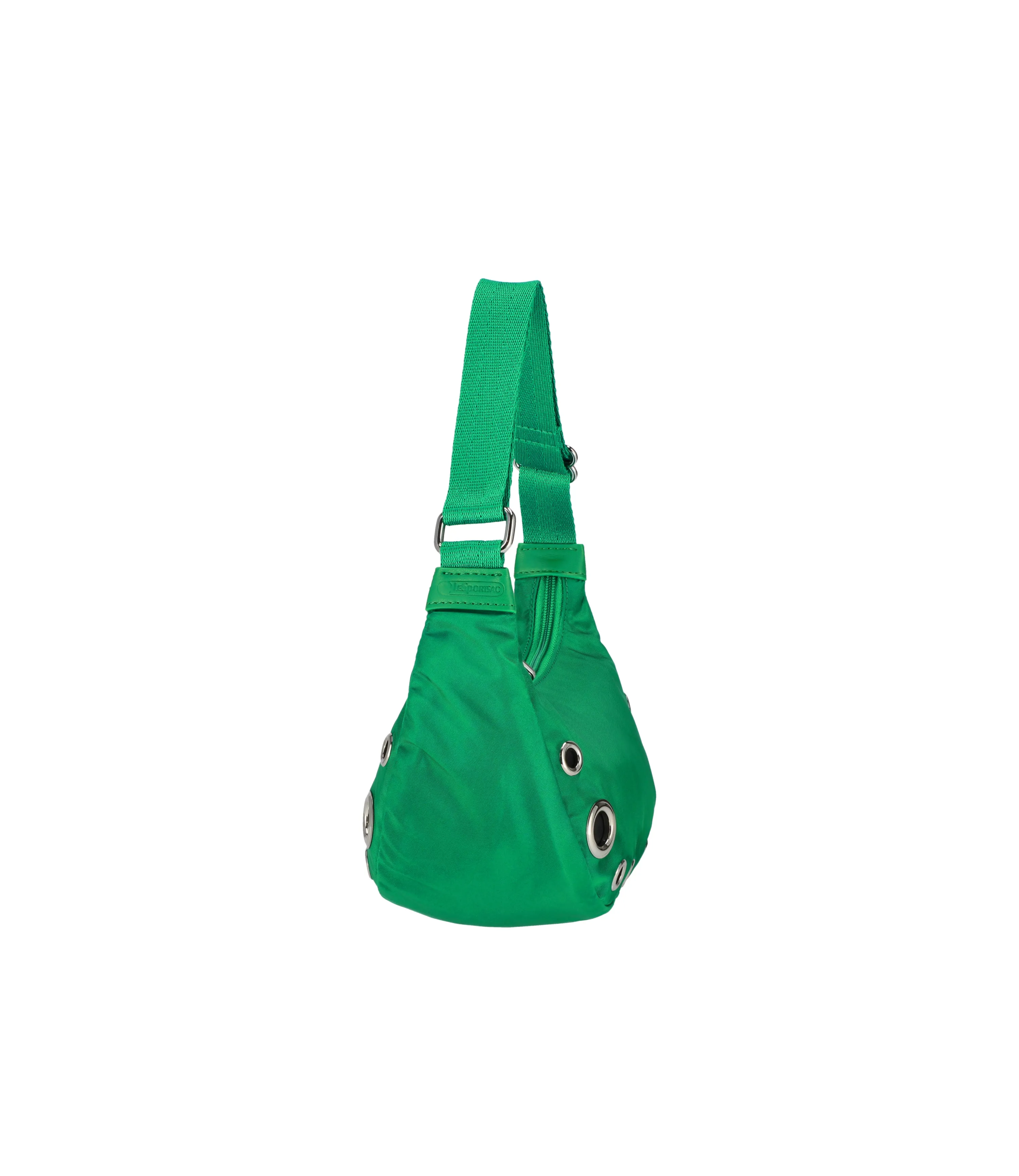 Grommet Small Shoulder Bag<br>Jade Green Grommets