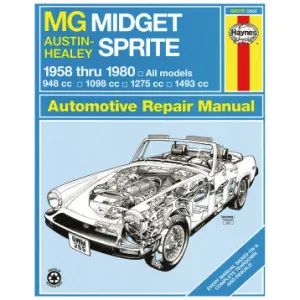 HAYNES WORKSHOP MANUAL SPRITE & MIDGET, OUT OF STOCK!