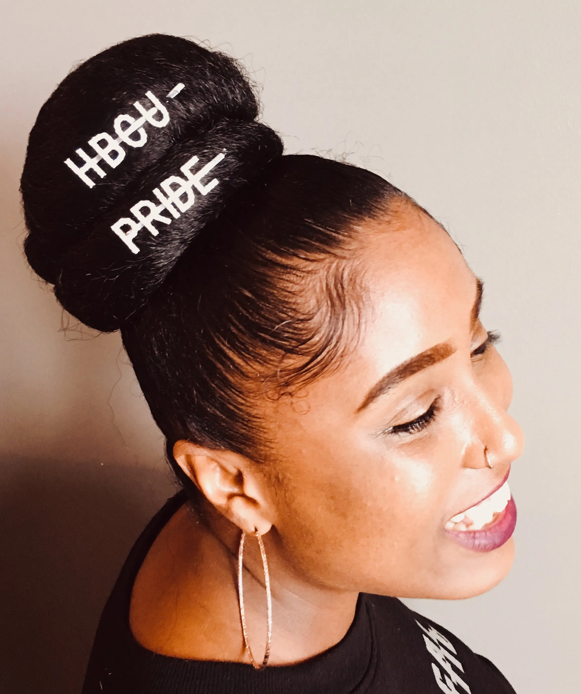 HBCU Rhinestones Word Statement Hairpin