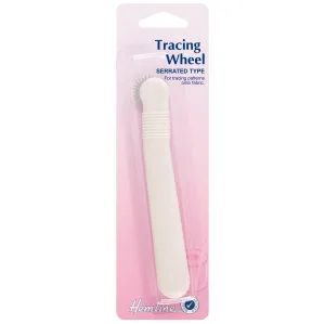Hemline Fabric Pattern Tracing Wheel With Serrated Edge Hand Sewing Haberdashery