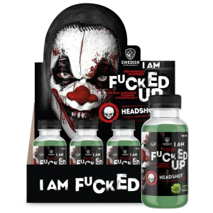 I Am Fucked Up PWO Shot Green Apple - 16x100ml.