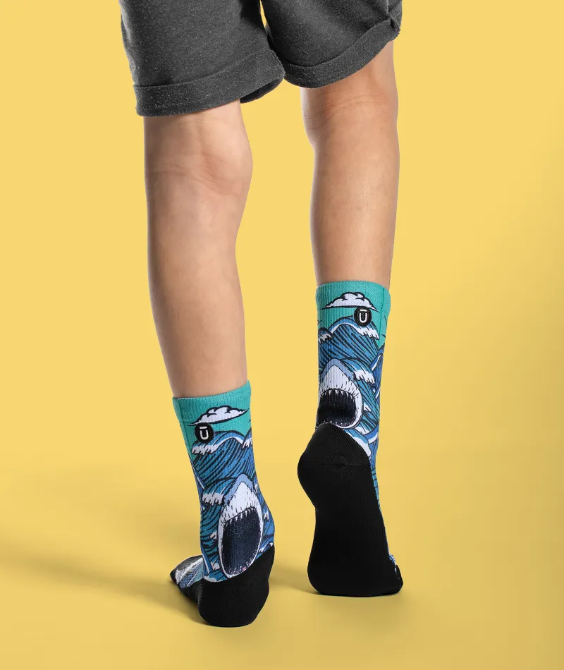Jaws Youth Crew Socks