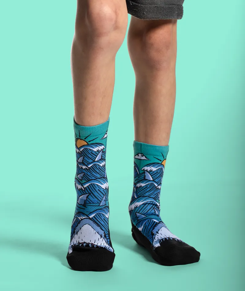 Jaws Youth Crew Socks