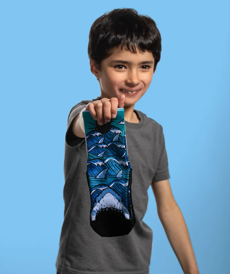 Jaws Youth Crew Socks