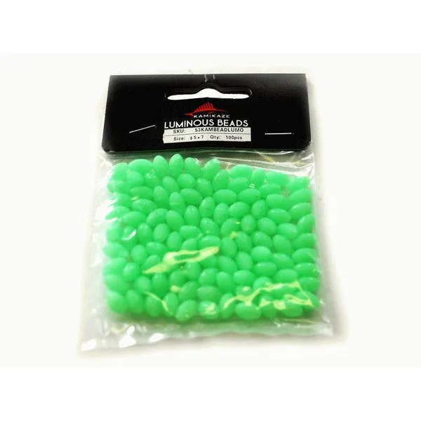 Kamikaze Lumonious Beads Soft 5mmx7mm - 100 Pk