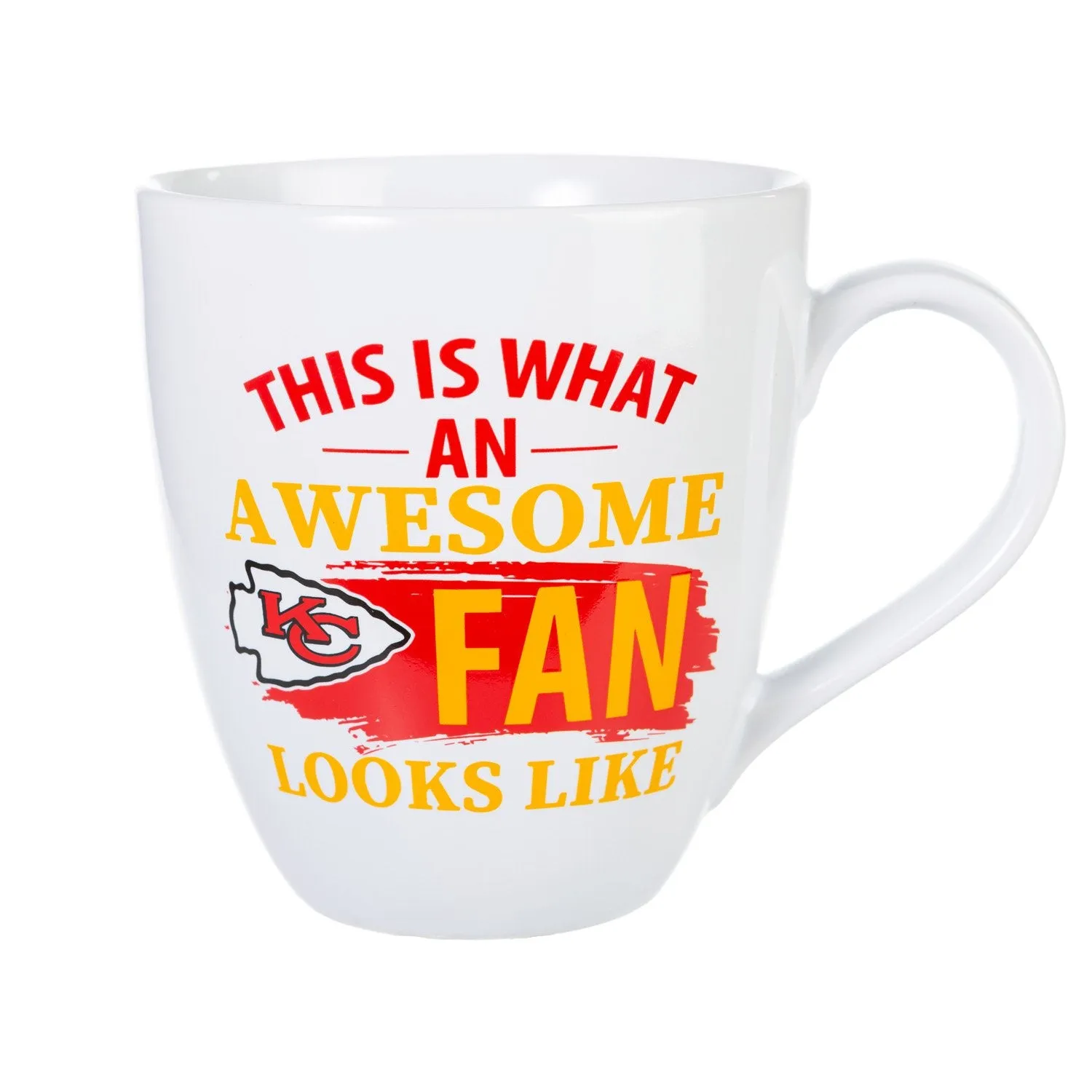 Kansas City Chiefs, Ceramic Cup O'Java 17oz Gift Set,3mcf3815