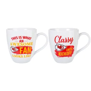 Kansas City Chiefs, Ceramic Cup O'Java 17oz Gift Set,3mcf3815