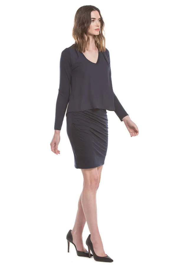 Kiko L/S Dress | Navy