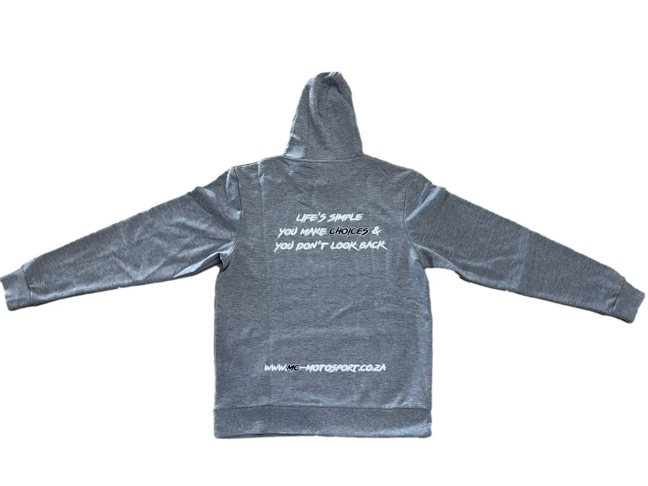 Large - MC Motosport Hoodie - Life Is Simple Quote
