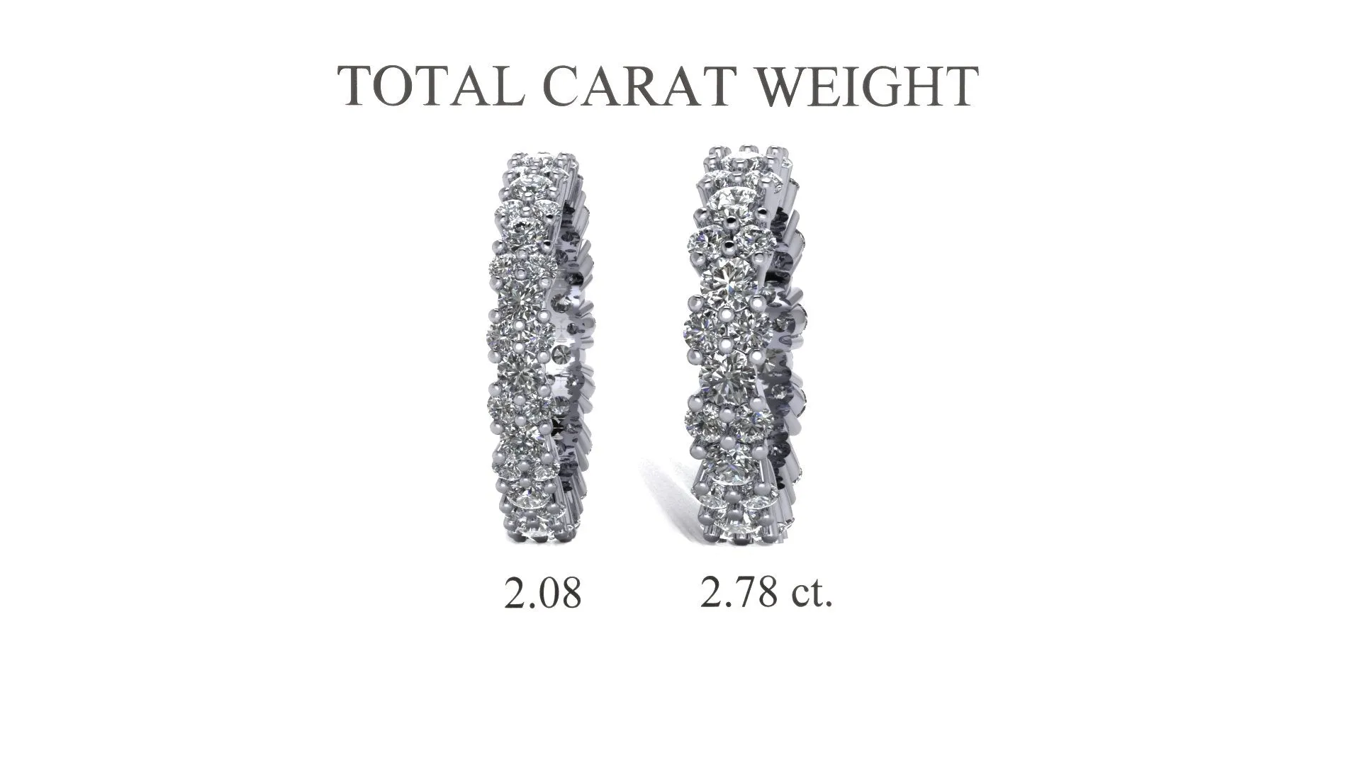 Large Statement Eternity Diamond Band