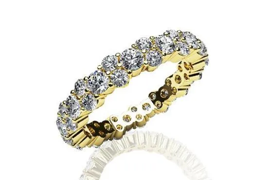 Large Statement Eternity Diamond Band