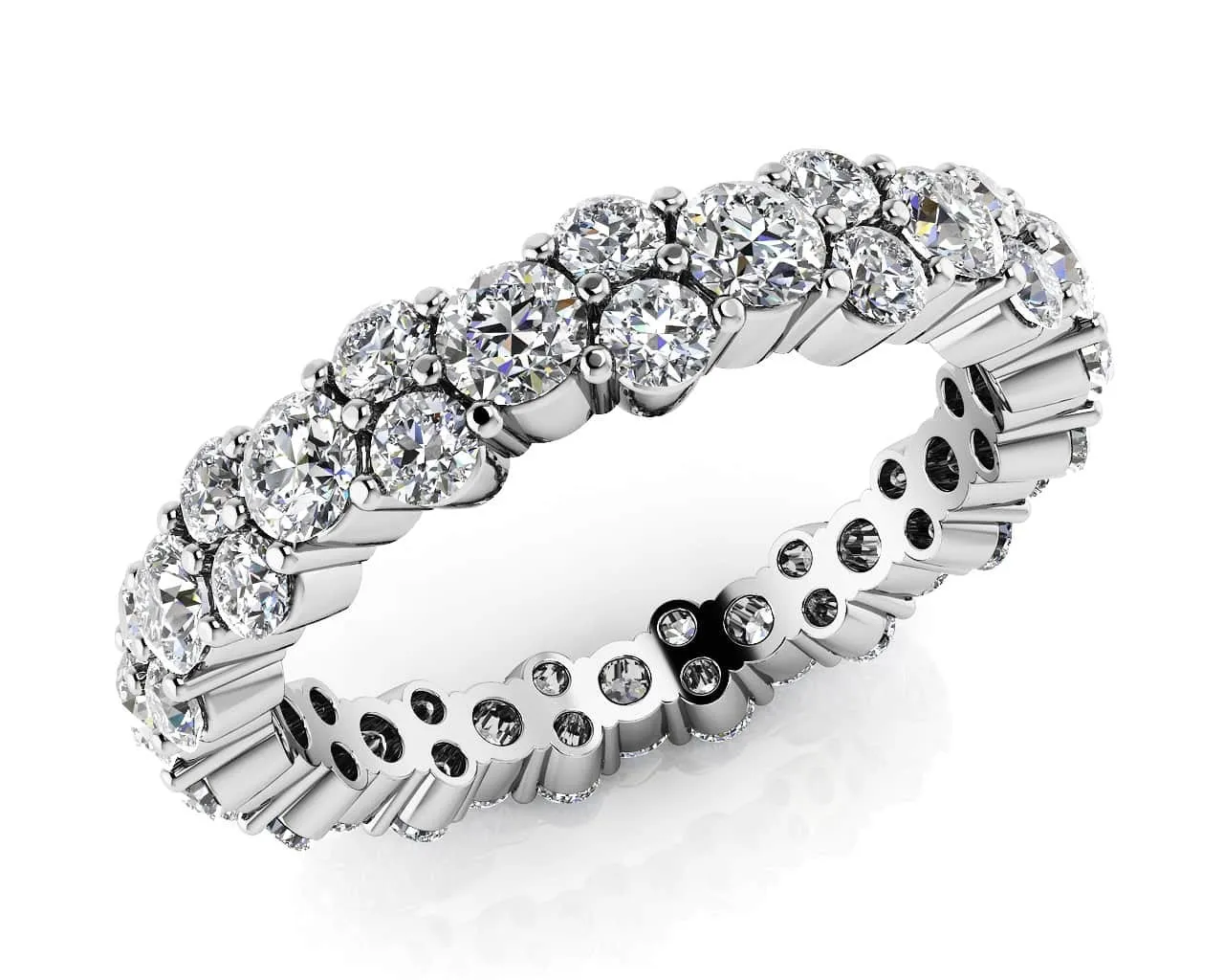 Large Statement Eternity Diamond Band