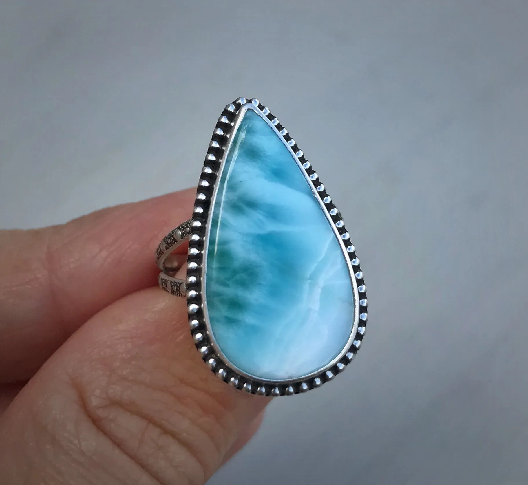 Larimar Ring