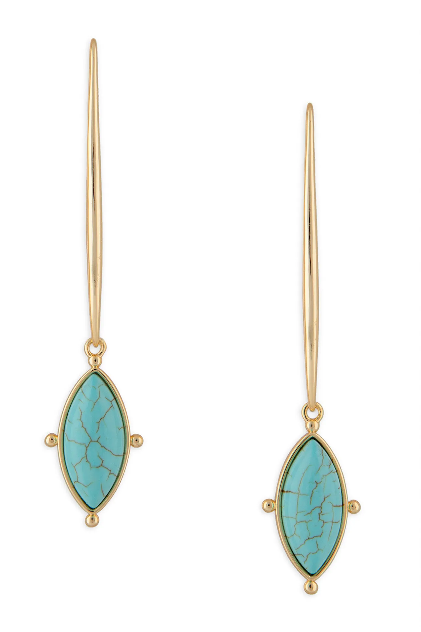 Lauren Earrings, Turquoise