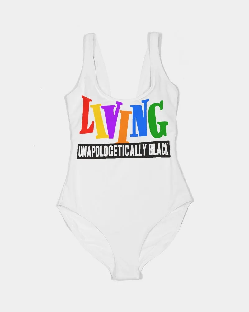 LIVING UNAPOLOGETICALLY BLACK WOMEN'S ONE-PIECE SWIMSUIT