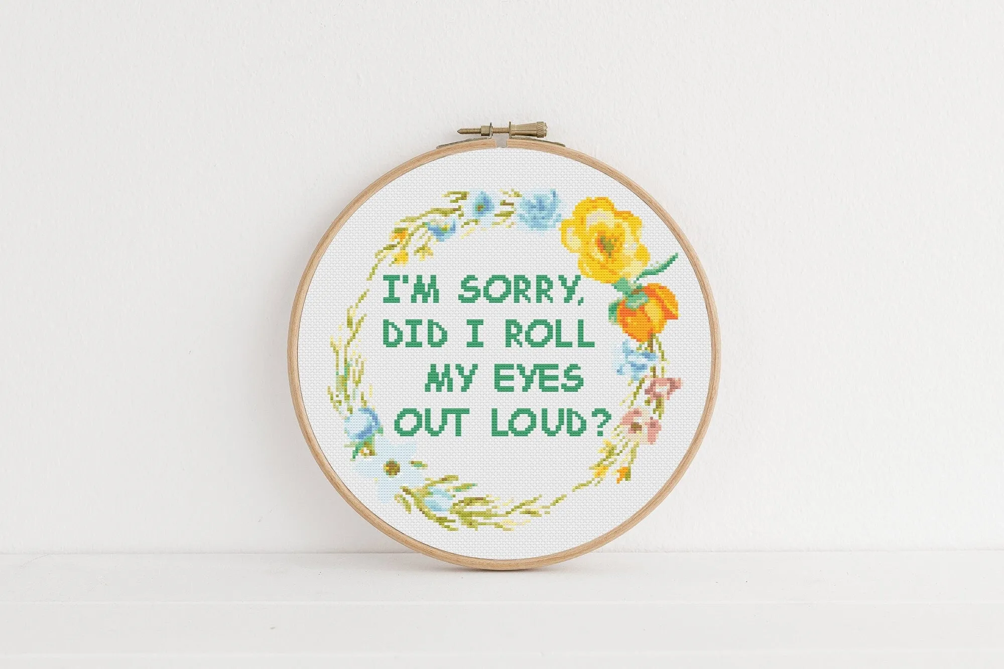 Loud Eyes Cross Stitch Pattern #145