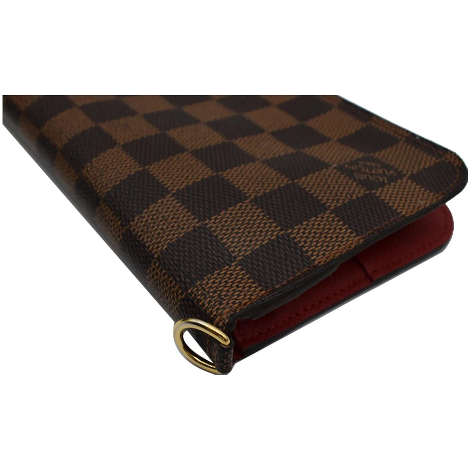LOUIS VUITTON Insolite Damier Ebene Wallet Brown