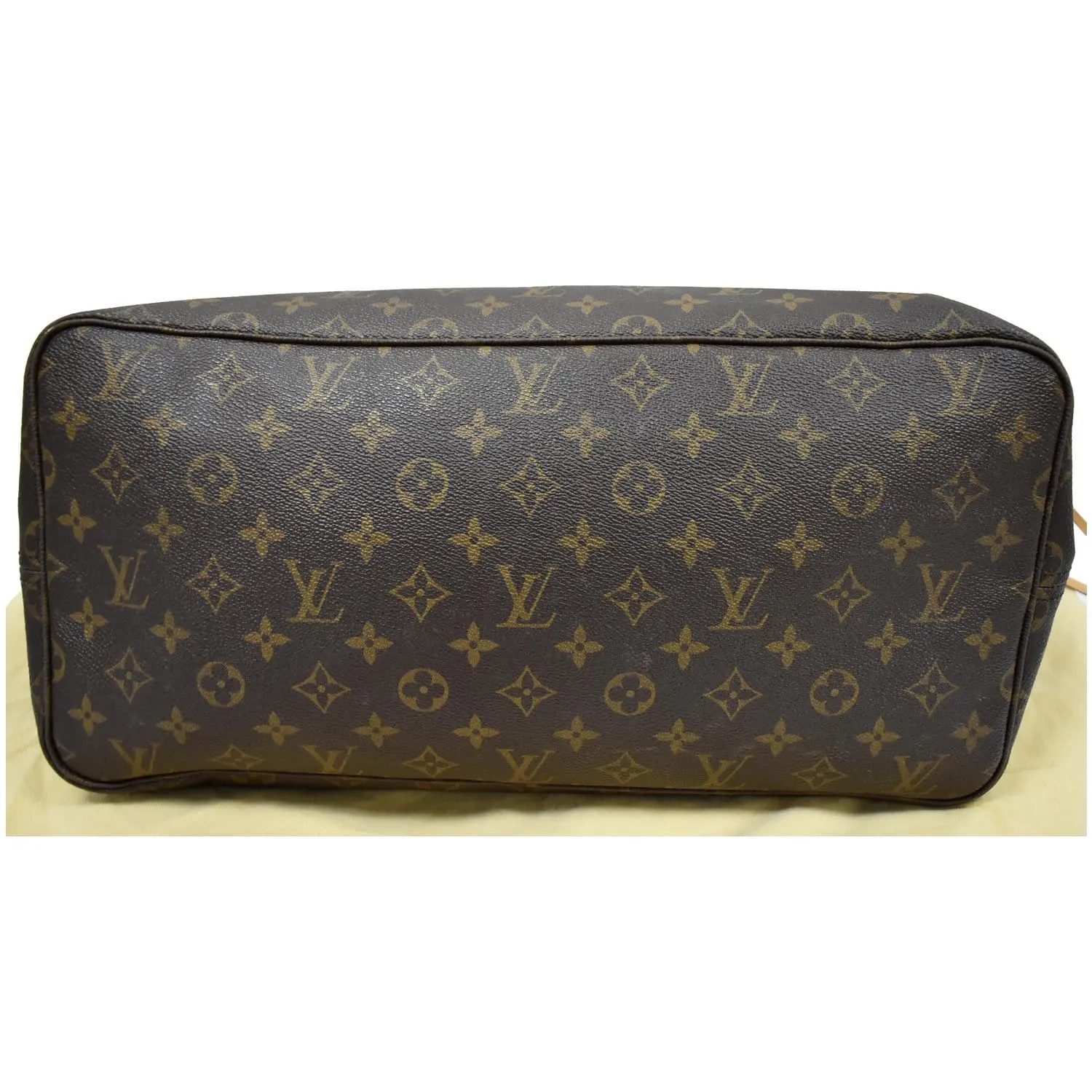 LOUIS VUITTON Neverfull GM Monogram Canvas Tote Shoulder Bag Brown