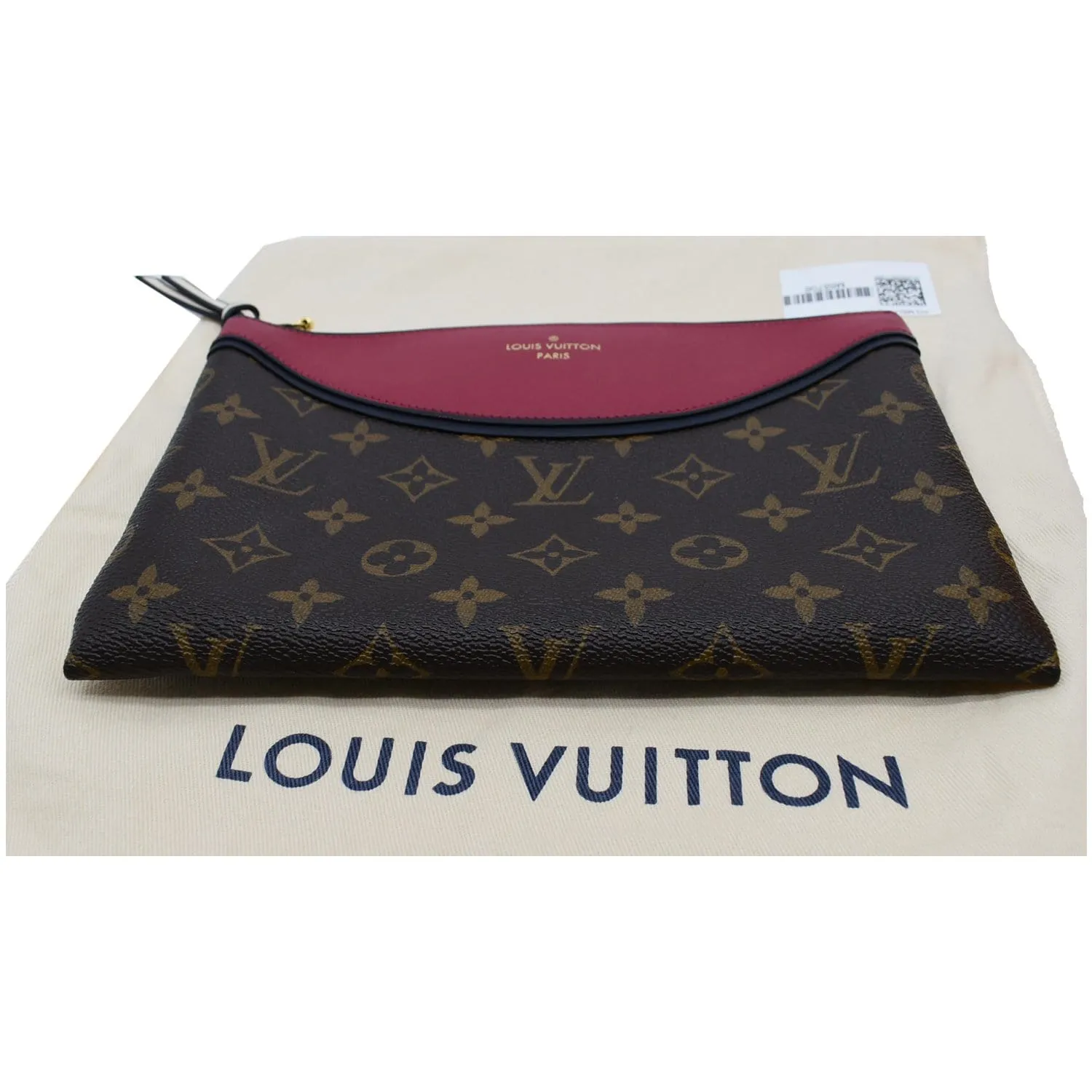 LOUIS VUITTON Tuileries Pochette NM Monogram Canvas Leather Pouch Brown -Final Sale