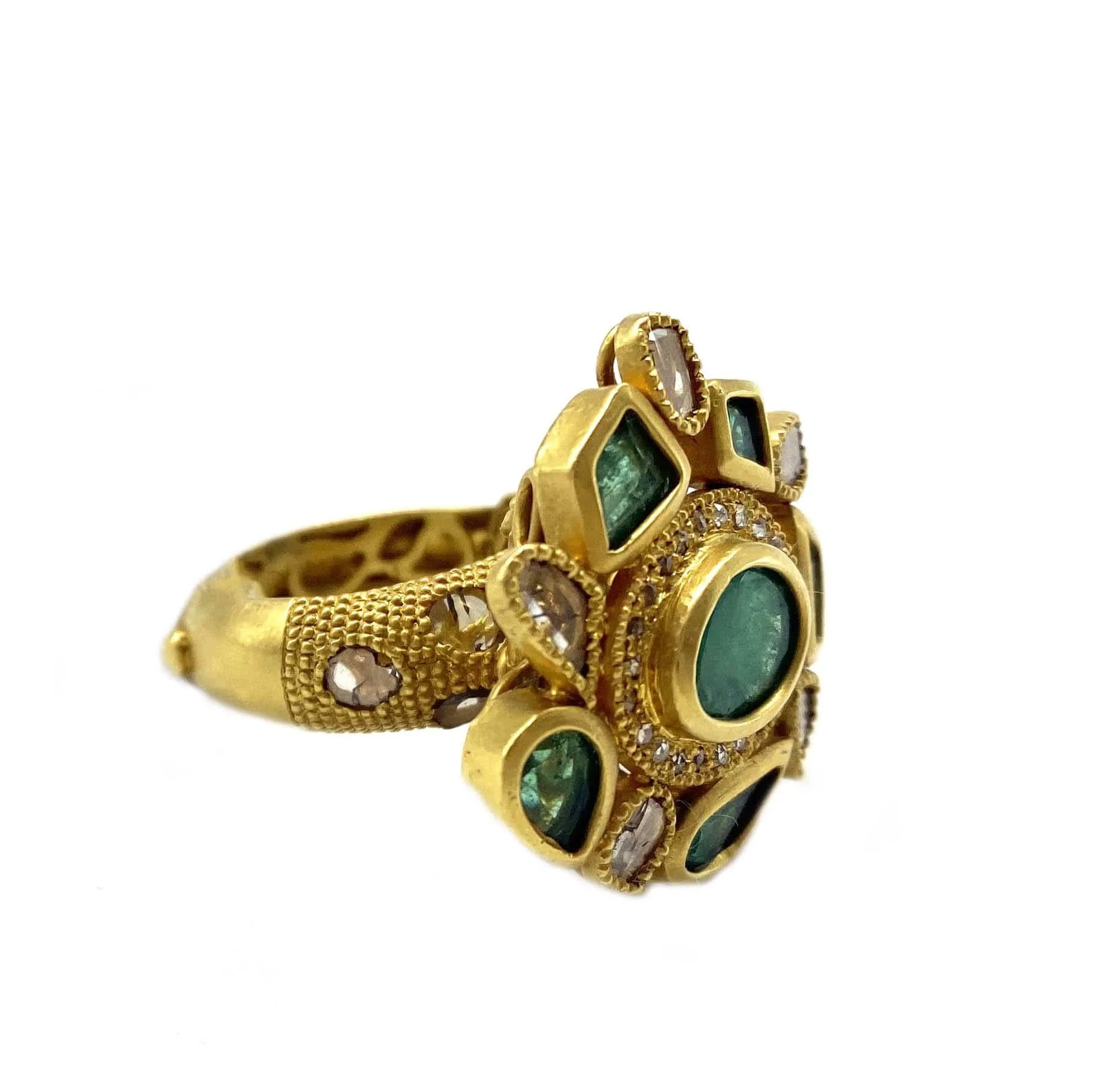 Luminosity Emerald Statement 20K Ring