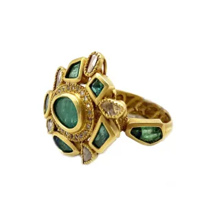 Luminosity Emerald Statement 20K Ring