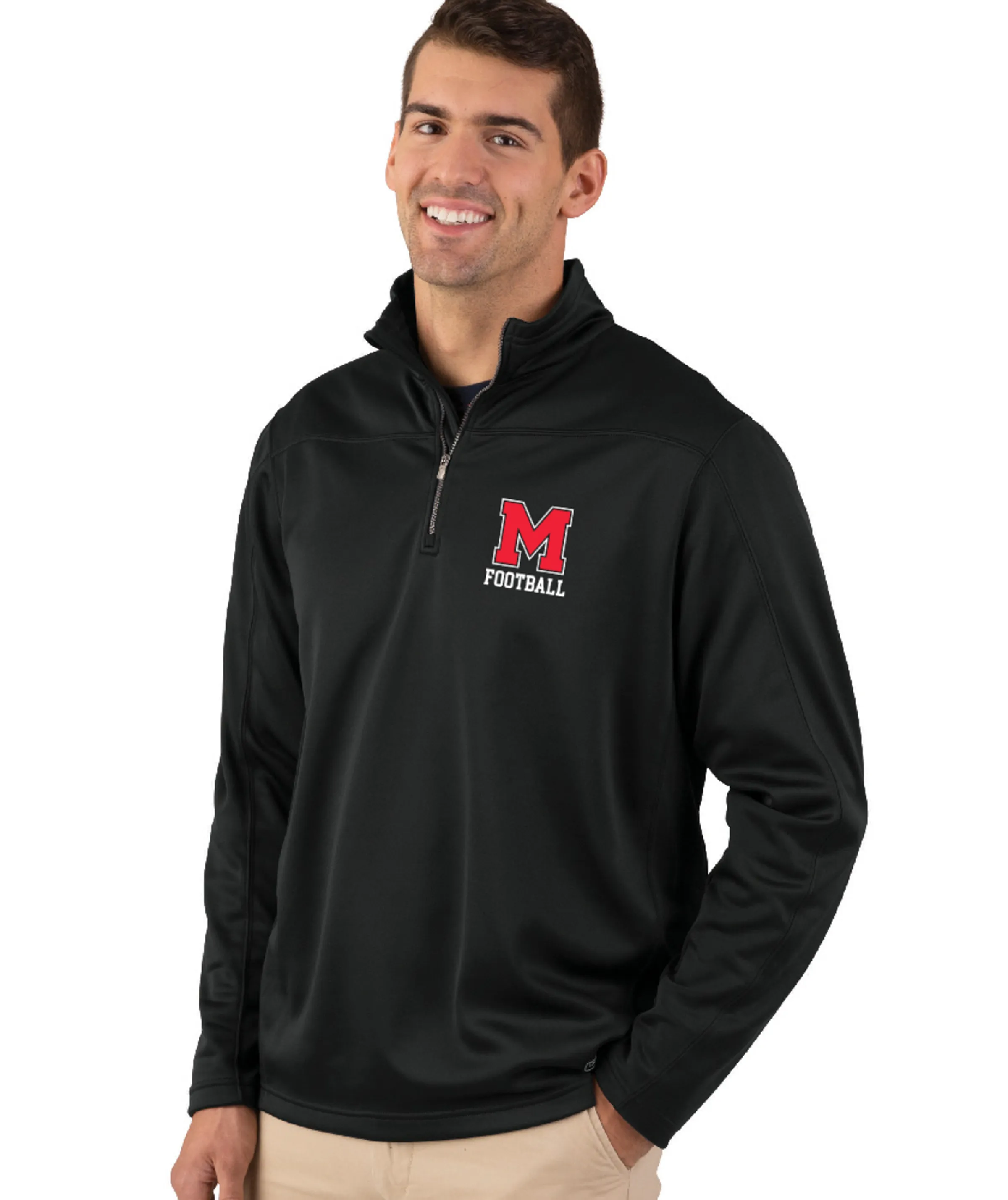 Marblehead Football Stealth Zip Pullover