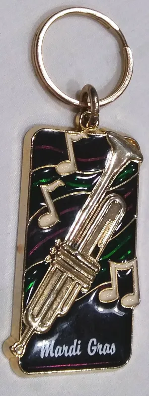 MARDI GRAS KEYCHAIN