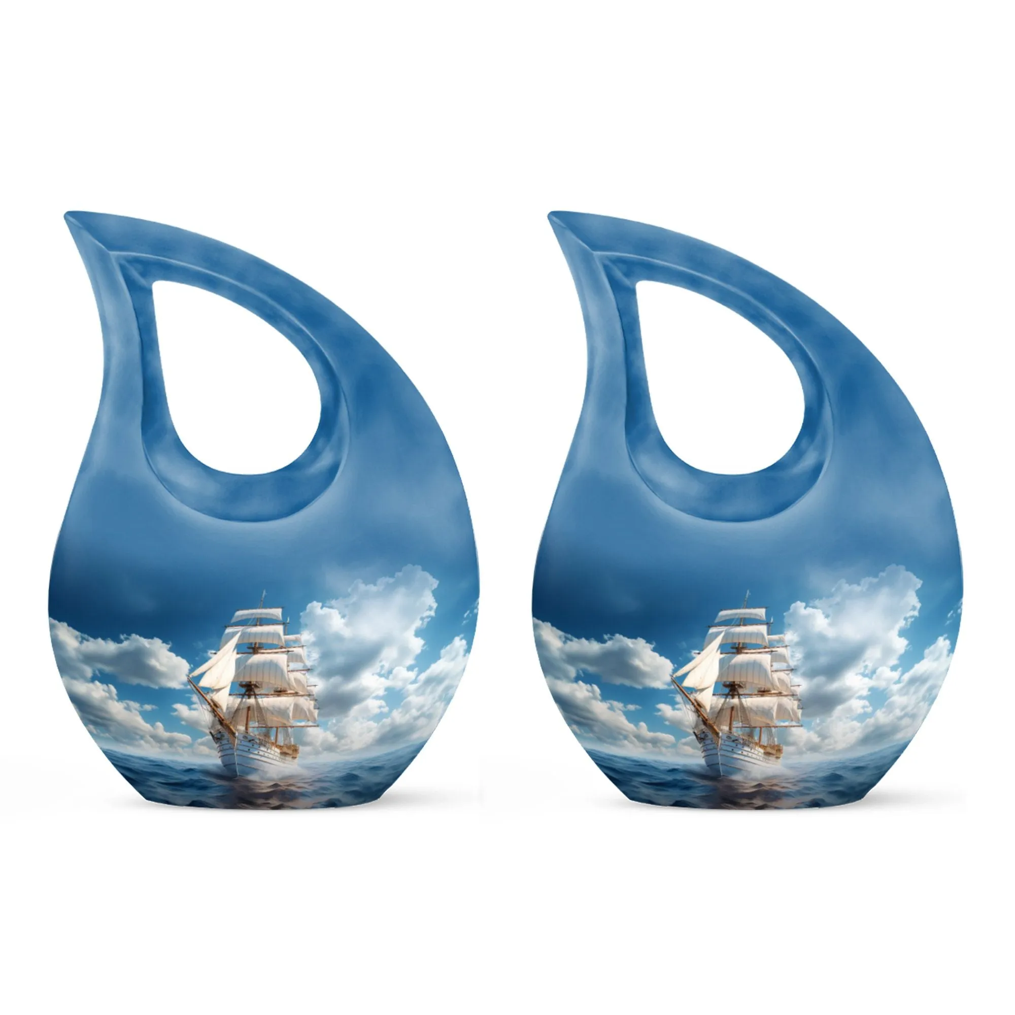 Maritime Voyage Ship Urn & Marble Urn - Revered Memorial Urn