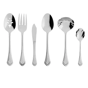 Marquette 6 Piece Fine Flatware Serving Set