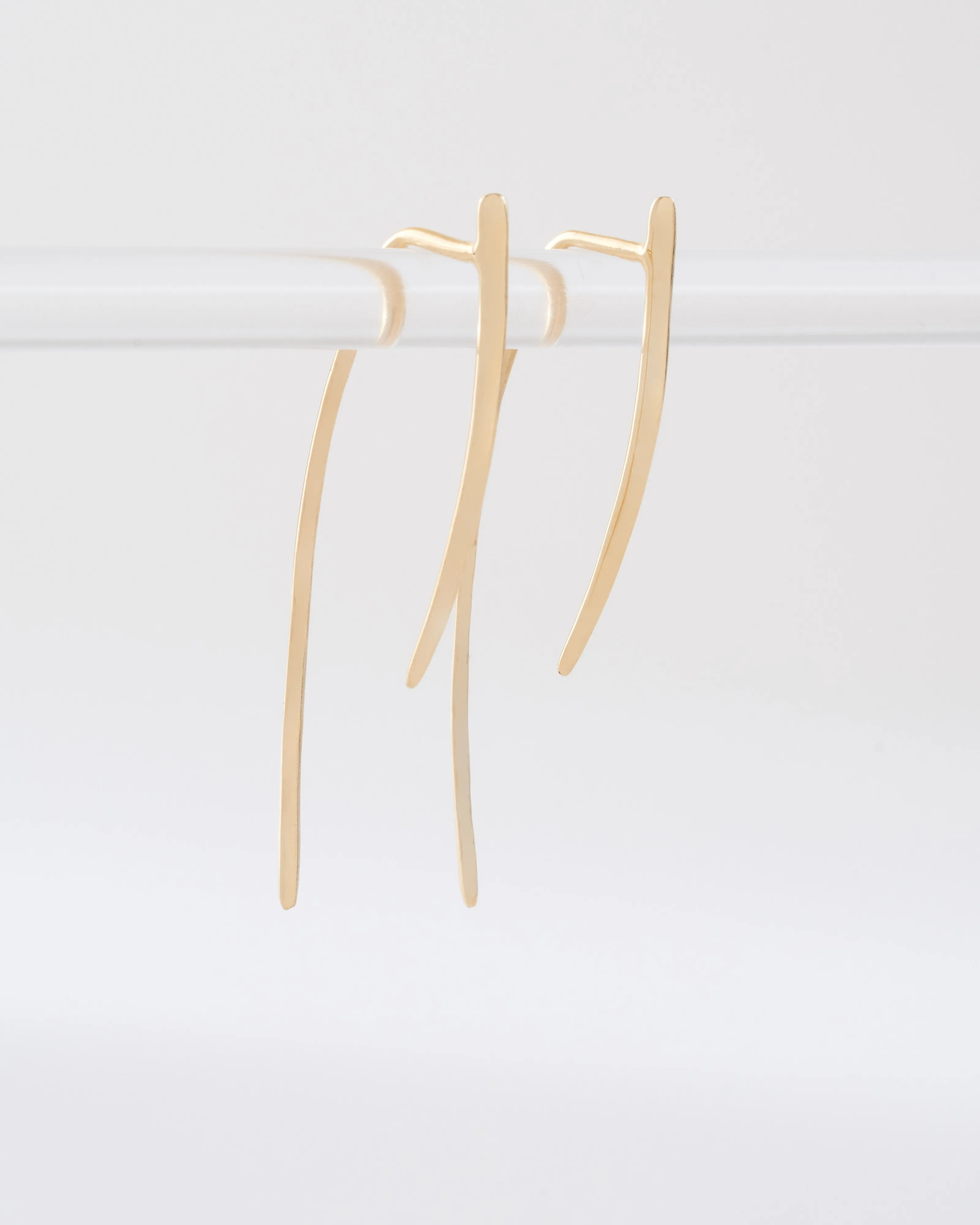 medium infinite tusk earrings