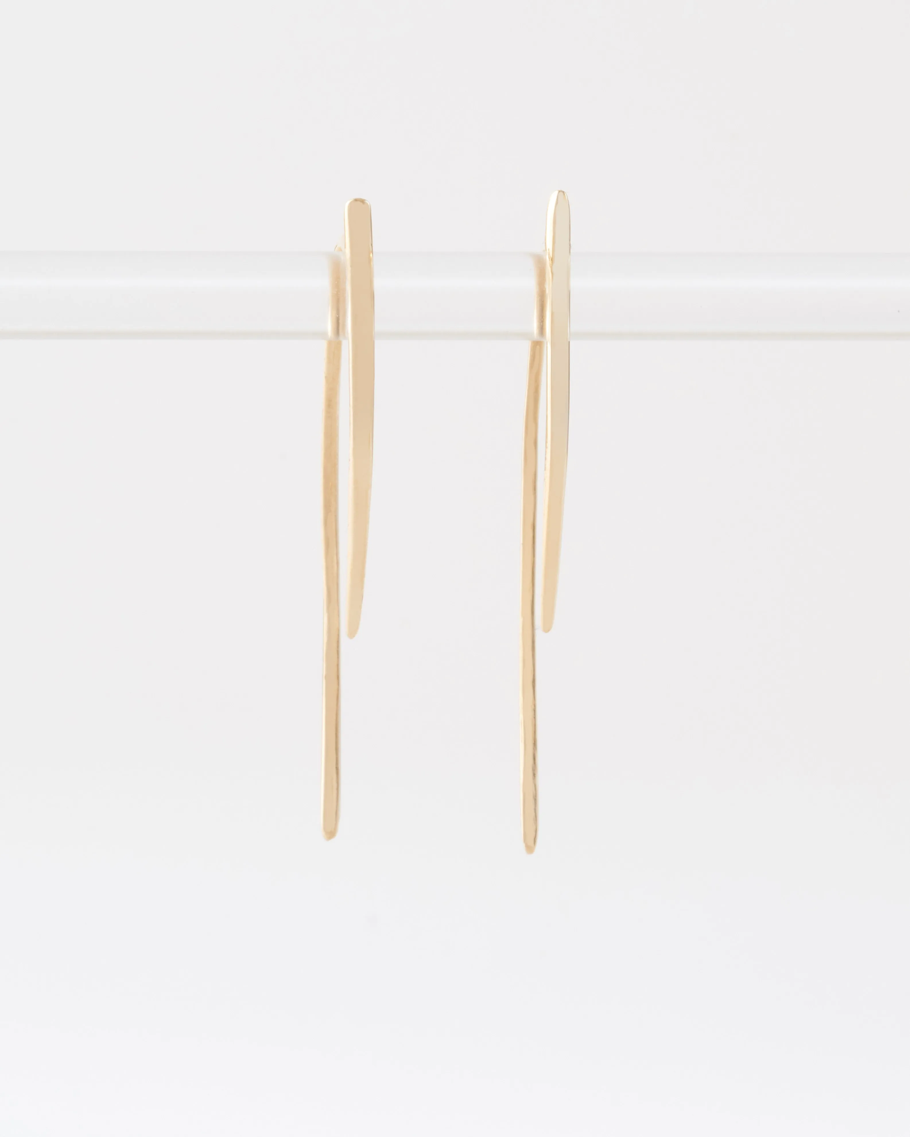 medium infinite tusk earrings