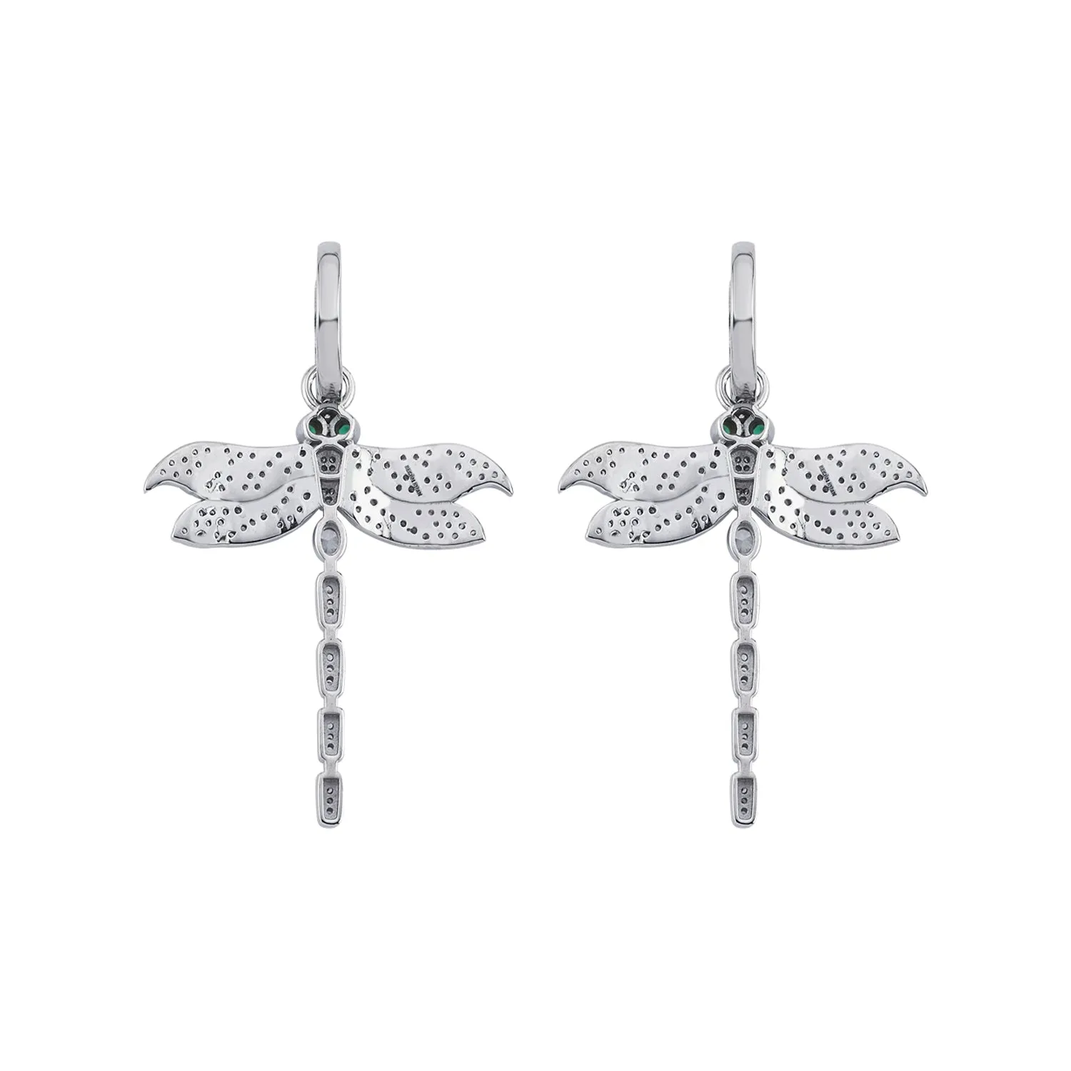 MINI DRAGONFLY HOOP EARRINGS