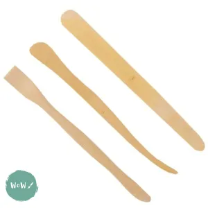 Modelling Tool set - 3 Double ended wooden shapers