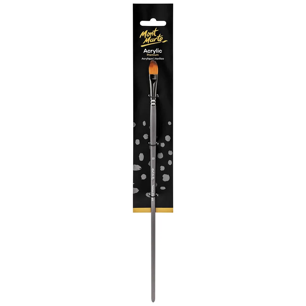 MONT MARTE Artist Brush Taklon - Filbert 10