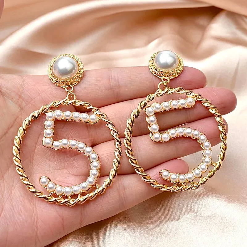 No. 5 Statement earrings