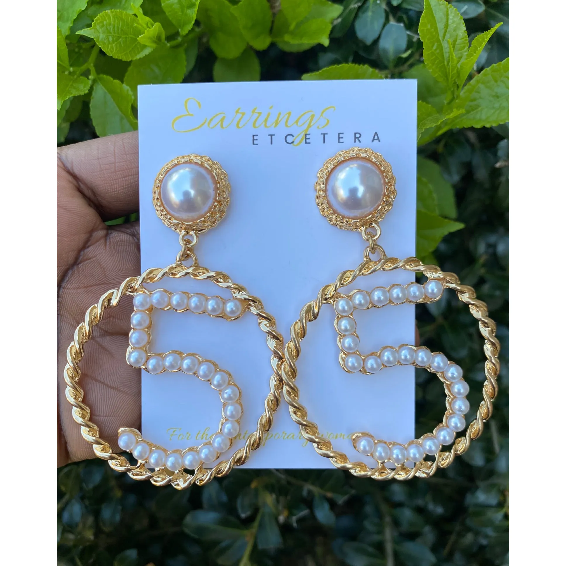 No. 5 Statement earrings