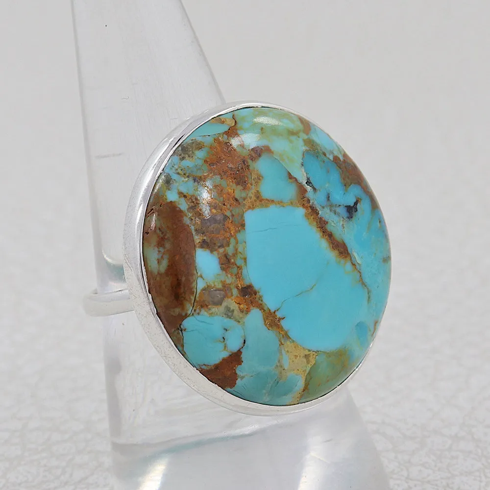 Ocean Jasper Statement Silver Ring