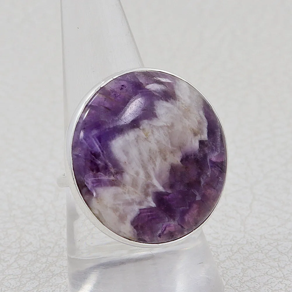 Ocean Jasper Statement Silver Ring