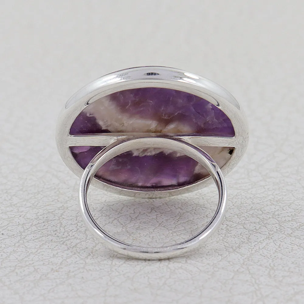 Ocean Jasper Statement Silver Ring