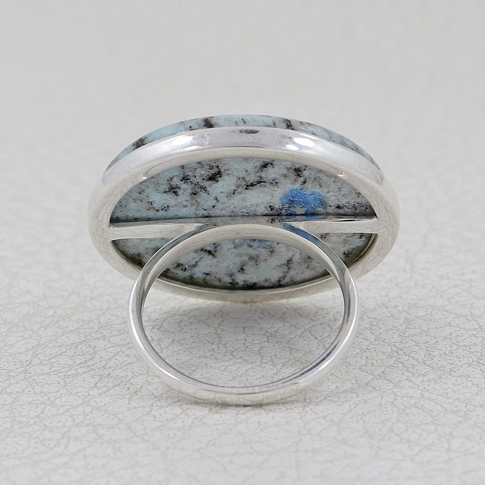 Ocean Jasper Statement Silver Ring