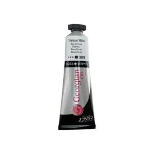OIL PAINT – Daler Rowney GEORGIAN – 38ml Tube -	Titanium White