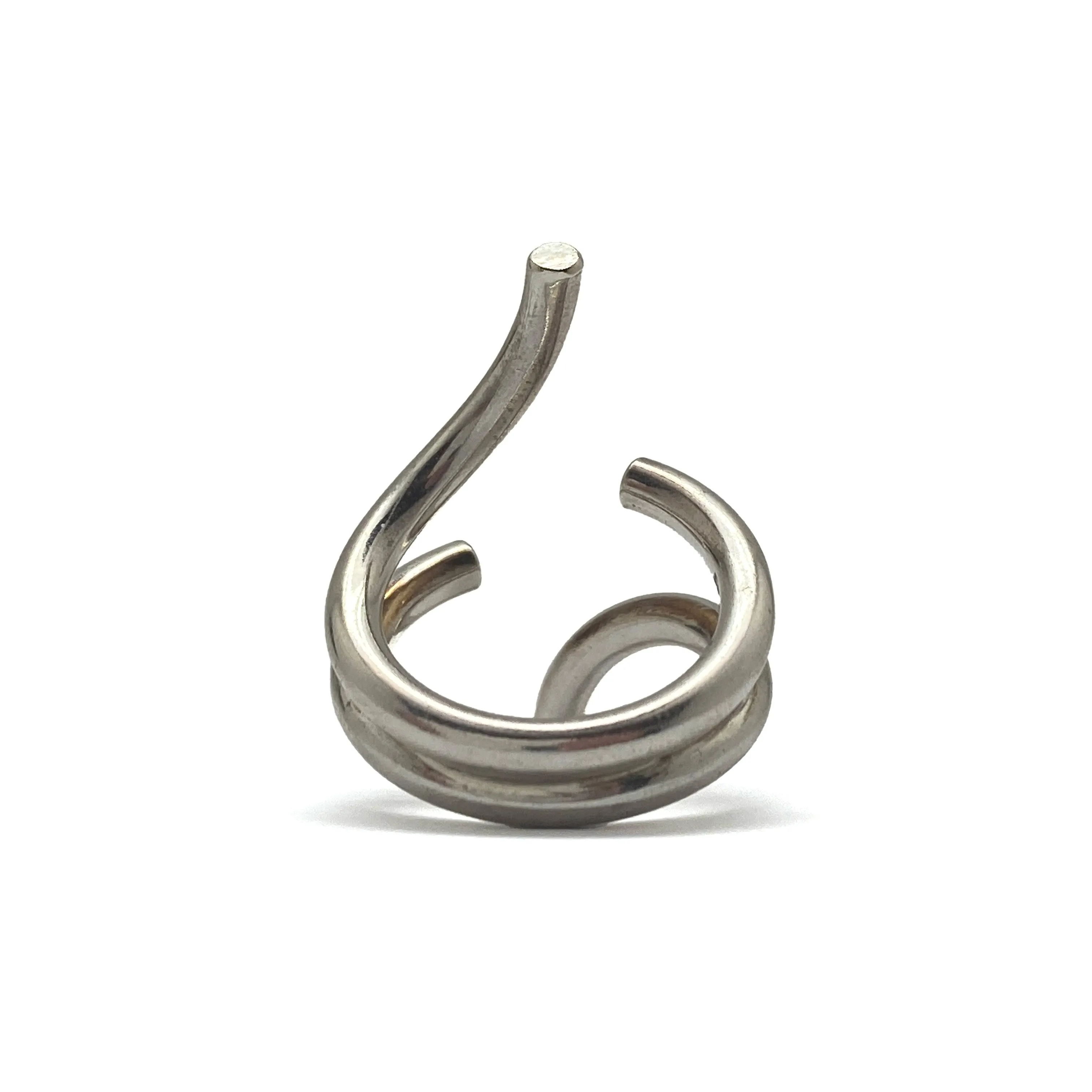 Open Faced Silver Ring